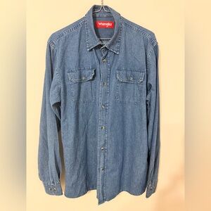 Wrangler Indigo Button-Up Shirt
